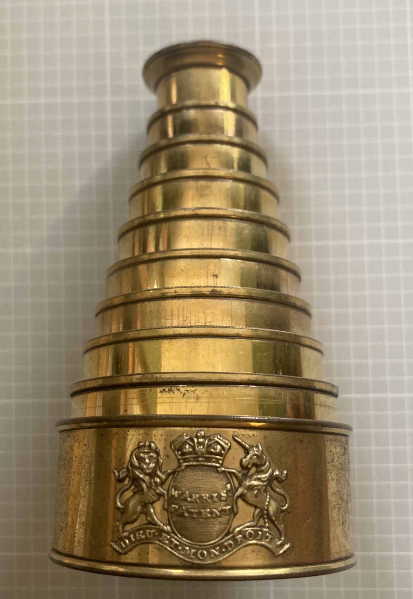 William Warris 1804 Patent Spyglass