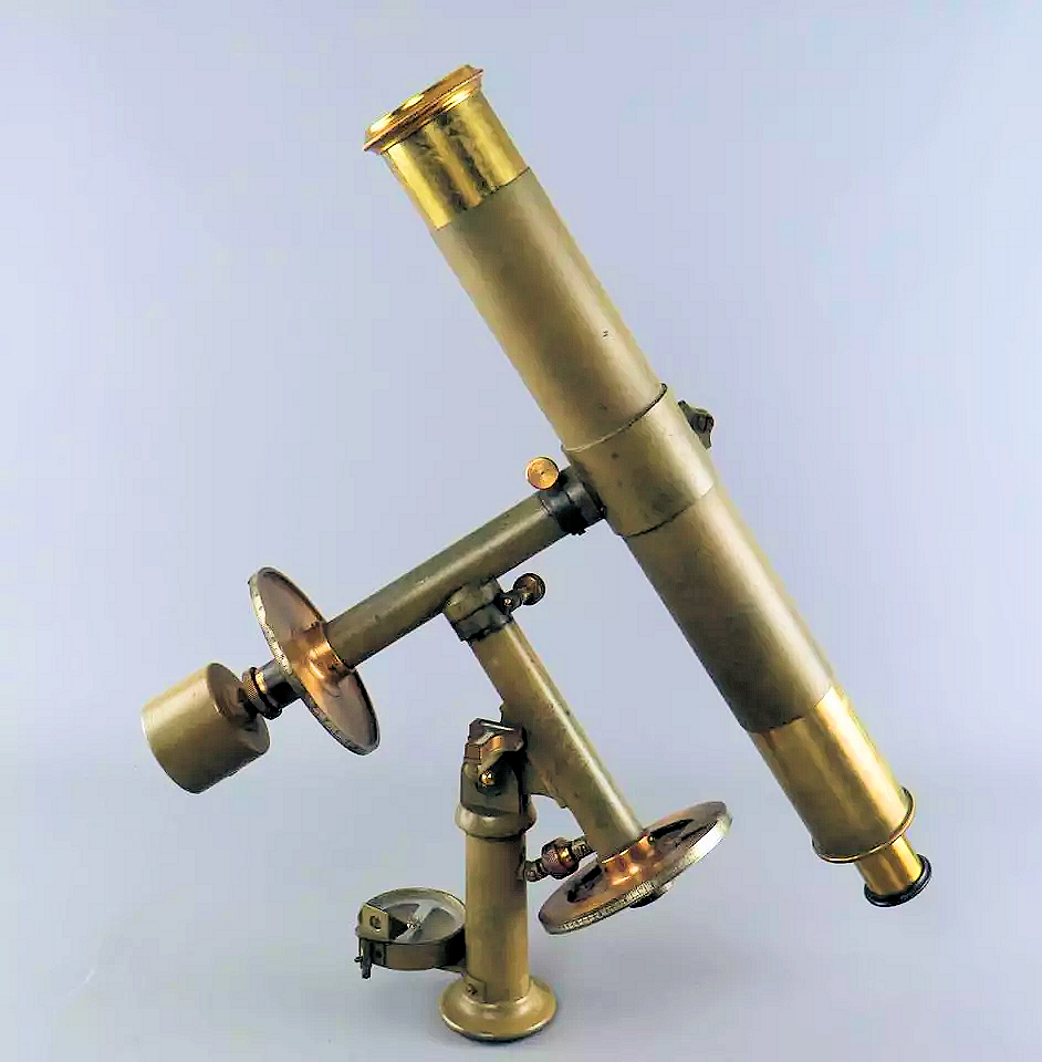 SOLD – Small size – Portable astronomical telescope with equatorial mount.