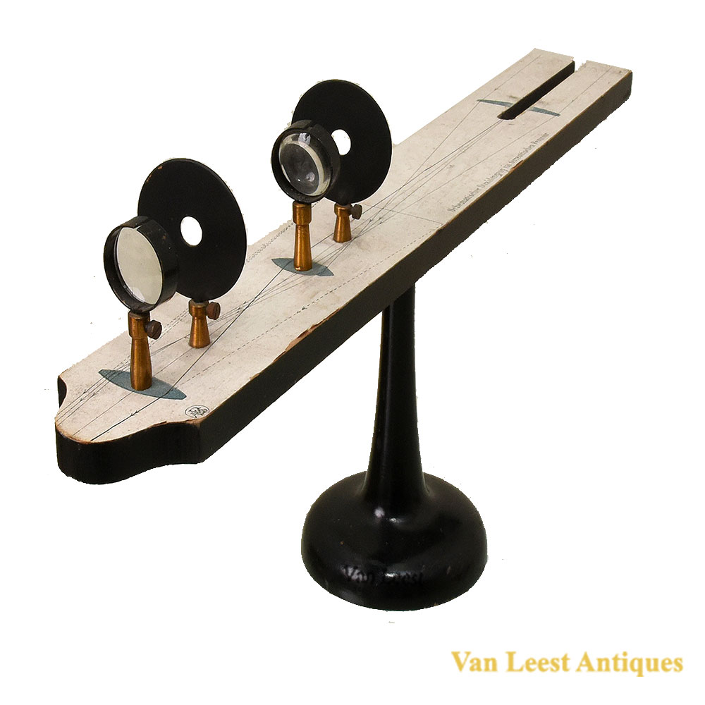 “A. Pichlers Witwe und sohn Wien” Schemaischer Straalengang im terrestrischen Fernrohr, C 1920